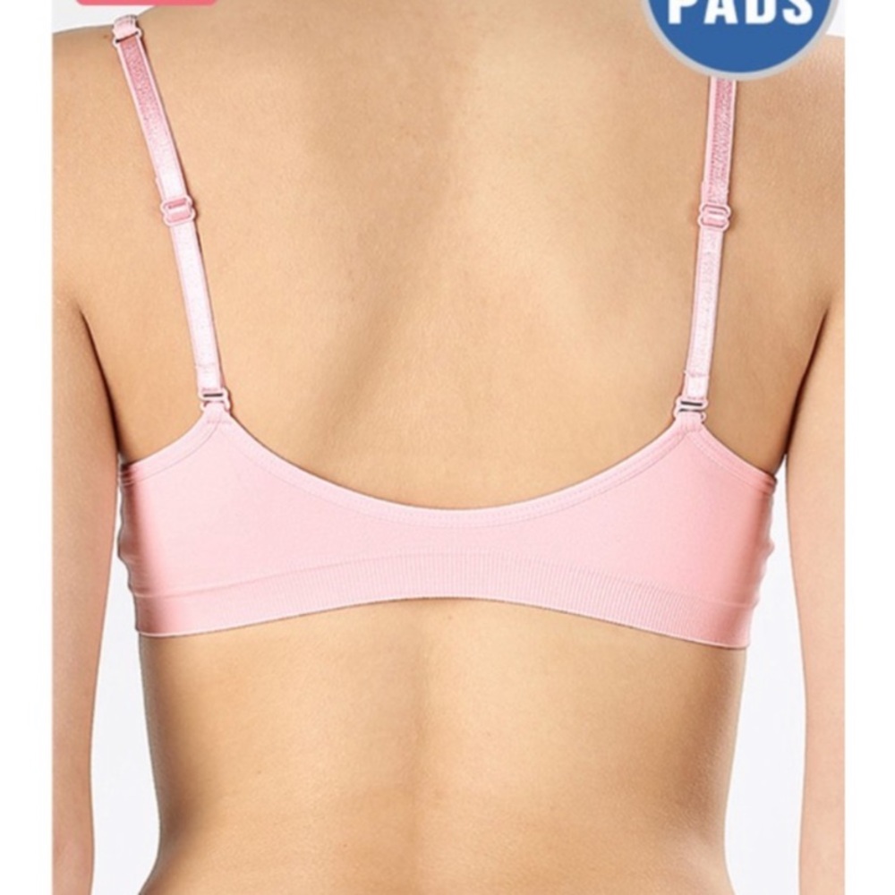 Wine Colored Bra Bralette - Picture 3 of 3
